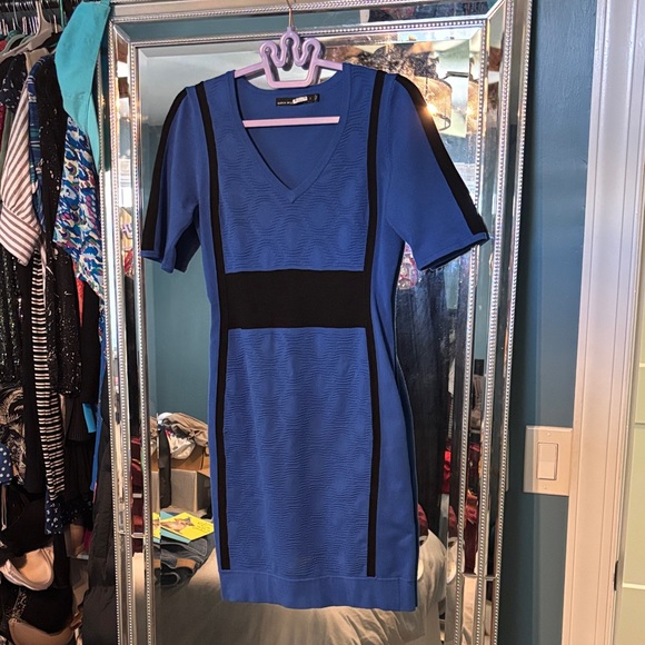 Karen Millen Dresses & Skirts - Blue and Black Women's Dress